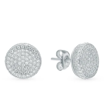 

Silver earrings with cubic zirconia sunlight sample 925
