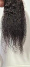 Virgo Pelo Rizado rizado brasileño mechones de cabello humano postizo mechones de pelo humano Yaki extensiones de cabello Remy 1 / 3 / 4 piezas