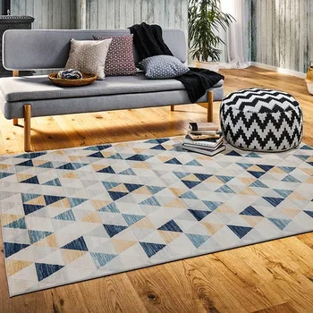 

Polypropylene Carpet, Washable Modern Printed Geometric Carpet