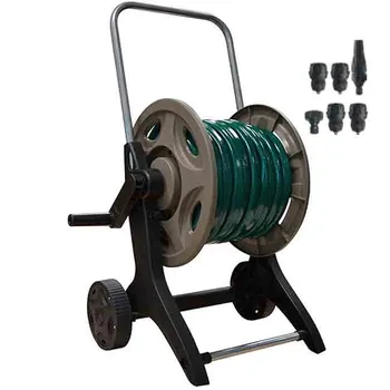 

Trolley with hose 15mm 25 MTS + fittings