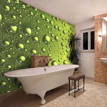 

Wall mural-water drops on a bottle of beer-200x154 cm