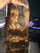 Rubia resaltar frente de encaje pelucas de cabello humano de la onda del cuerpo transparente pelucas delanteras de encaje peruano naranja jengibre malla con división pelucas Remy 180