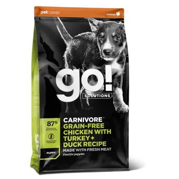 

Go! CARNIVORE Grain Free Chicken, Turkey + Duck Puppy Dog 10kg