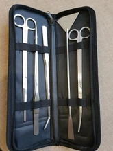 Tweezers-Set Scissors Landscaping-Tool-Kits Aquarium Aquatic-Plants Stainless-Steel 5pcs