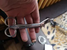 Tijeras de vendaje de acero inoxidable, 14cm, tijeras para cuidados médicos, uso doméstico