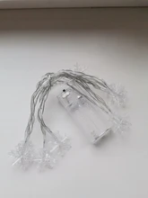 Garlands Lamp Light-String Battery-Powered Christmas-Decorations Home-Fairy-Lights Twinkle