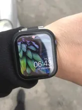Para carcasa de reloj apple 44mm 40mm 38mm 42mm iwatch carcasa de pantalla protector de parachoques de templado de vidrio de apple watch Serie 6 iPhone 5 4 3