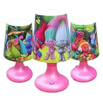 

Lamp, Trolls, with 2 functions, steepers, led, children's lamp, girls, toy, pink