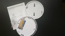 Kerui-Detector de humo inalámbrico, Sensor fotoeléctrico sensible para sistema de alarma de seguridad para hogar