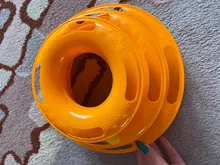 Torre de juguete para gato, torreón de tres niveles con pista de disco y pelota de entrenamiento, plato de diversión, triple, para inteligencia de mascotas