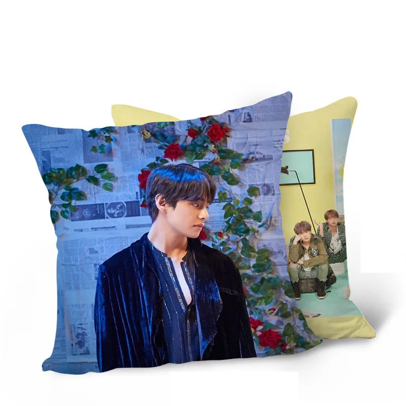 KPOP Bangtan мальчики 5TH MUSTER FESTA JIMIN JK J-HOPE RM JIN RM печатная Подушка постельные принадлежности Мягкий Диван Подушка домашний декор YH433