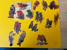 Pegatinas decorativas para manualidades, adhesivos de animales, mariposas, pájaros, Libélula, peces, creativo, bonito, PVC transparente, adhesivo de papelería, 30 unidades