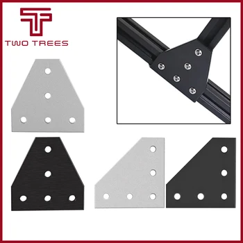 

5 Holes 90 Degree Joint Board Plate Corner Angle Bracket T/L Connection Joint Strip for 2020 Aluminum Profile