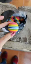 10 Uds EVA colorido pelota juguete para gato juguetes interactivos para gatos jugar a masticar juguete rasguño bola de espuma Natural suministros para entrenamiento de mascotas