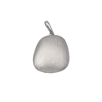 

Sassi pendant in 925 silver with white rhodium plated