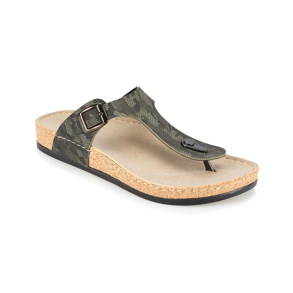 

FLO GUSTO Khaki Male Slippers KINETIX