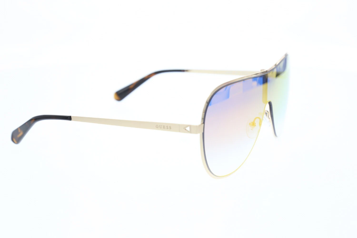 

Women's sunglasses gu 5200 32u metal gold organic rectangle rectangular 62-12-145 guess