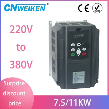 

5.5kw/7.5kw 220v AC Frequency Inverter Output 3 Phase 380V 650HZ ac motor water pump controller /ac drives /frequency converter