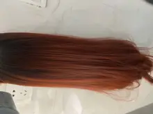 LOUIS FERR-pelucas sintéticas de pelo largo ondulado para mujeres negras, ombré, vino tinto, con flequillo, pelo resistente al calor, estilo africano y americano