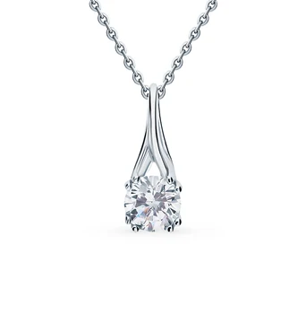 

Silver Pendant with cubic zirconia sunlight