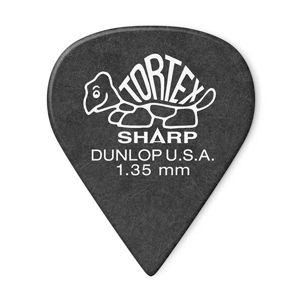 412R1.35 Tortex Sharp Медиаторы 72шт, толщина 1,35мм, Dunlop