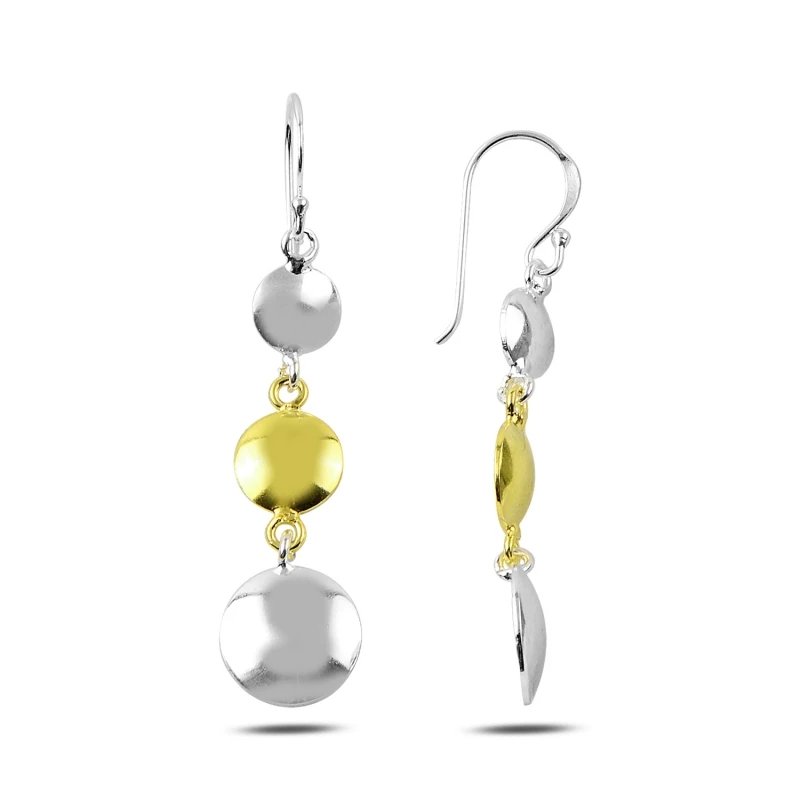 

Armagano Gold Plated Dangle Sequins Earrings