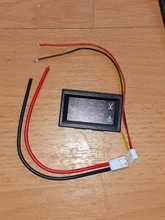 Mini Digital voltímetro amperímetro DC 100V 10A Panel Amp voltios medidor de corriente de voltaje Detector comprobador de 0,56 de doble LED pantalla Auto