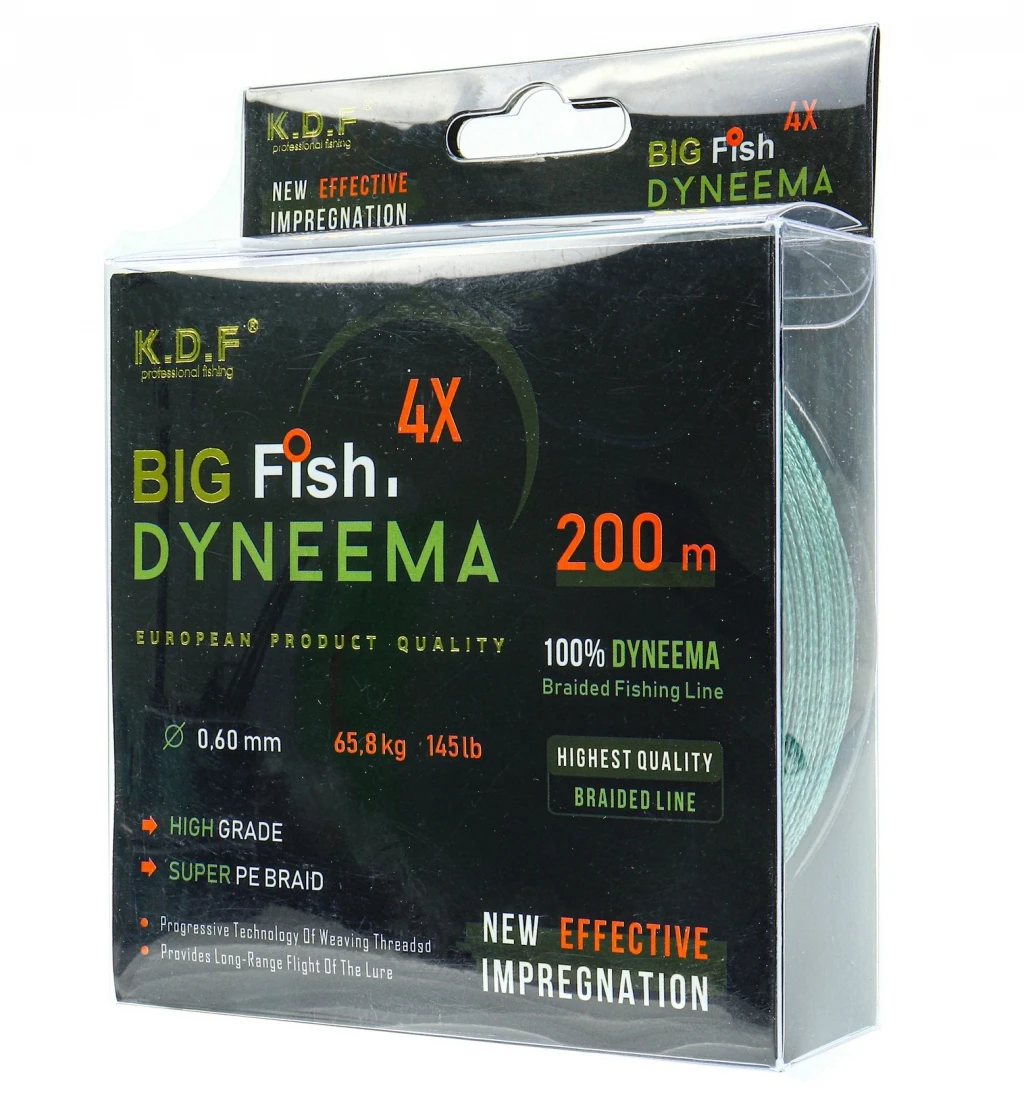 Плетеный шнур KDF Big Fish Dyneema 0 60 мм 200 м (18) | Спорт и развлечения