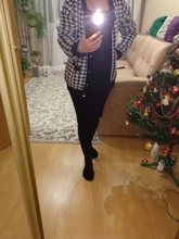 FSDA-suéter de manga larga con cuello de pico para mujer, cárdigan negro con botones y pata de gallo, de punto, holgado, de gran tamaño, informal, otoño e invierno, 2020