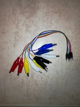 Wire-Line-Cable Jumper Alligator-Clips Lead Connection Crocodile Clip-Test DIY Male Double-End