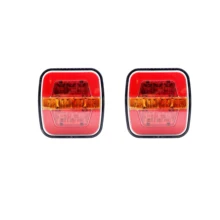 KIT 2 PILOTOS DE 3 FUNCIONES CON INTERMITENTE ILUMINACION EN NEON 3D PARA CAMIONES Y REMOLQUES 12V 24V
