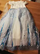 Elsa-Dress Costume Children Snow-Queen Fancy Birthday-Party Girls Kids Cosplay Anna 2-Elza