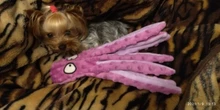 8 patas de pulpo, peluche suave de felpa, chirriantes, perro de juguete con sonido sólido, perros de tamaño mediano y grande