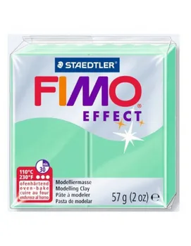 

FIMO DOUBLE ACTING 57 GR JADE TRANSLUCENT GREEN PEARL
