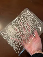 Cutting-Dies Die-Cuts Album Decorative-Crafts Diy Scrapbooking Embossing Metal 26-Letters