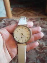 Relojes de Cuero blanco de estilo Simple para Mujer, Reloj de pulsera de cuarzo minimalista informal para Mujer, 2019