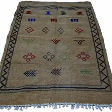 Ковер килим Бербер Марокканская Этническая африканская оригинальная шерсть TN 2207190916