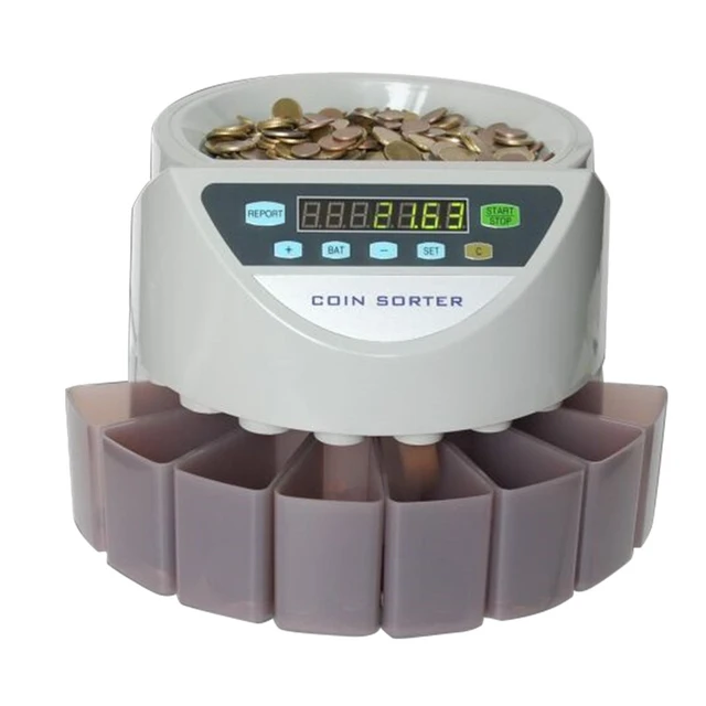 Electronic Automatic Euro Coin Counter of 300 Pieces / Min Coin Sorter  Counting Machine - AliExpress