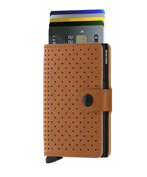 

Miniwallet Perforated Cognac