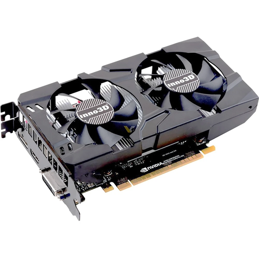 Видеокарта INNO3D X2 nVidia GeForce GTX 1050 Ti 1392MHz 4096MB 7008MHz 128 bit RTL [N105T-3DDV-M5CM]
