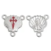 100pcs of Saint James the Apostle Scallop Shell Crusader Camino de Santiago Rosary Centerpiece 1