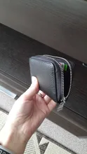 Case Wallet Card-Holder Credit-Card Rfid-Protection Genuine-Leather Purse Unisex Womens