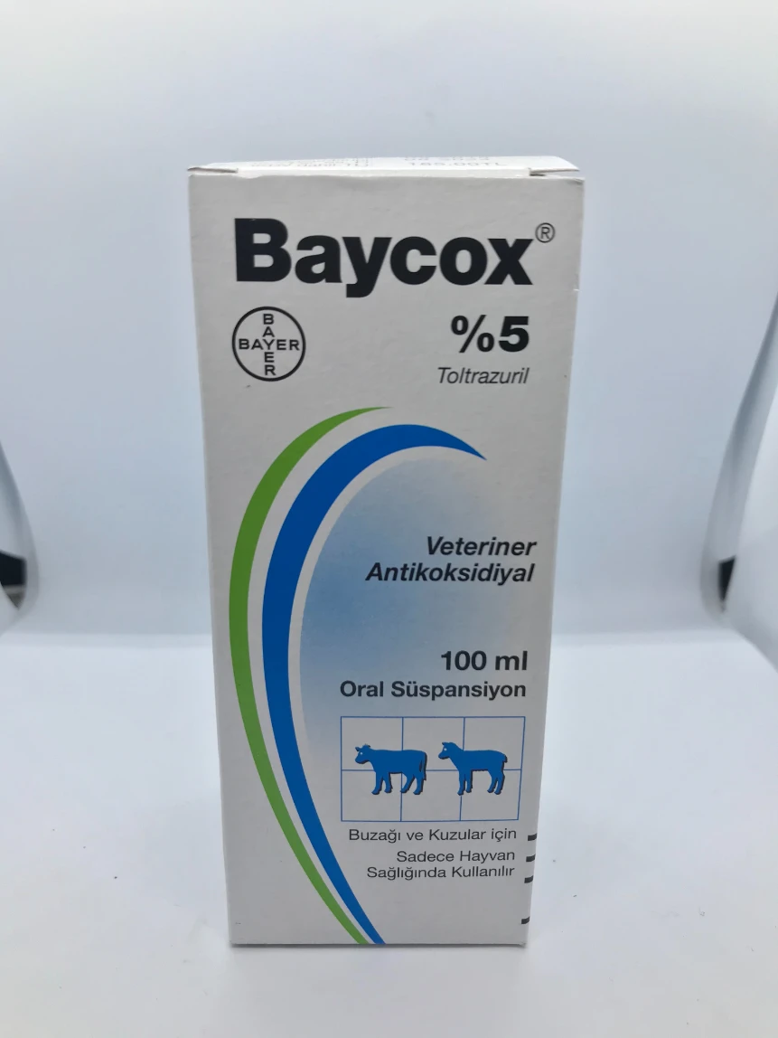 Bayer®Baycox (toltrazuril) 5%, suspensión Oral, 100 ml, pantorrilla, cordero y cerdo, ganado, ovejas, cerdo, vaca