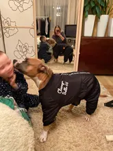 HOOPET Large Coat Down-Jacket Winter New Warm Autumn for Dogs Dog-Prints Overalls Leisure-Style