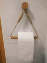 Rack-Holders Paper-Accessory Hanging-Rope Bathroom-Decor Toilet Wall-Mounted Kitchen-Roll