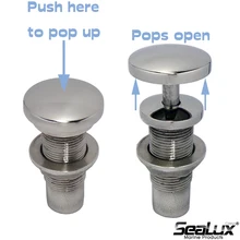 Sealux Морской Класс Нержавеющая сталь 316 всплывающее окно выдвижной Fender зажимы для Морская Лодка аксессуары для яхт