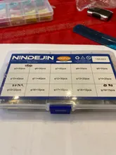 NINDEJIN-Juego de anillos de retención de presión, clip de circlip externo, acero inoxidable, acero al carbono, 5-19mm, 480 Uds.