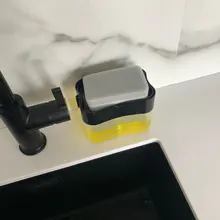 Soap-Pump-Dispenser Liquid-Dispenser-Container Soap-Organizer Sponge-Holder Kitchen-Cleaner-Tools