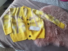Sweaters Cardigans Checkered Plaid Colorfaith Korean Fashionable Women's Knitwears Buttons