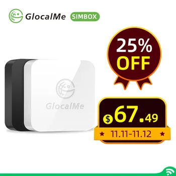 

GlocalMe SIMBOX for Multi-SIM Multi-Standby 4 SIM Card Slots Support 2G/3G/4G No Roaming Charges(BLACK)